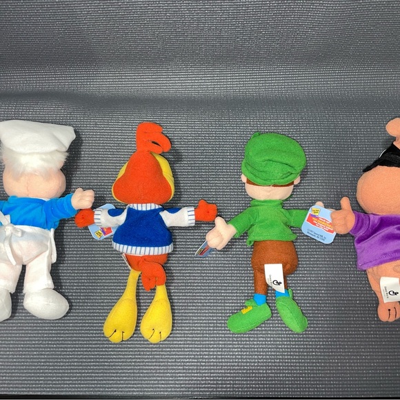 1997 General Mills Breakfast Babies Stuffed Toys Complete Set of 7 with Tags. - Picture 11 of 13